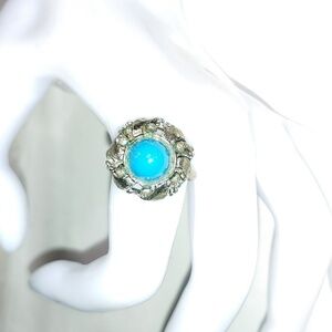 Round Turquoise Ring